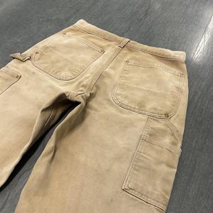 Jeans Jeans in Denim pittore Jeans a doppio strato <span class=keywords><strong>pantaloni</strong></span> <span class=keywords><strong>Cargo</strong></span> personalizzati da <span class=keywords><strong>uomo</strong></span> Vintage nero doppio ginocchio da lavoro <span class=keywords><strong>pantaloni</strong></span> da carpentiere - Product Image 3