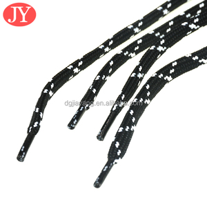 Hoodies Draw Cord Metal Tip ECO-friendly 8 mm Flat Polyester <strong>Lace</strong> Aglet Tipping Shoelace Tip Decoration <strong>Replacement</strong> <strong>Shoe</strong> <strong>Lace</strong> - Product Image 3