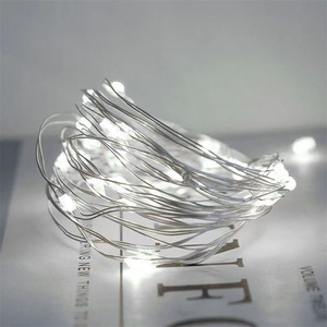 LED 문자열 요정 배터리 상자 구리 와이어 문자열 조명 축제 장식 요정 조명 갈 랜드 - Product Image 1
