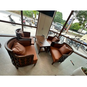 Apartment Design Natural Living Room Furniture <b>Wood</b> Material New Bedroom Home Top Chaise De Cafe Modern Traditional <b>Sofa</b> Chair - Product Image 1