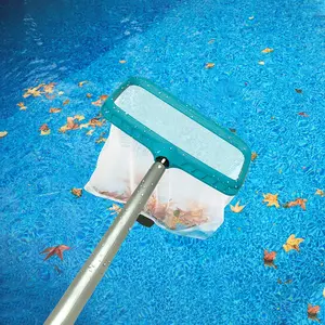 Swimming Pool Heavy Duty Cleaning Tools Net Bag Leaf Cleaning Net Enhanced Skimmer Net