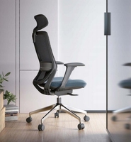Dossier haut tout en maille pivotant travail à domicile chaise ergonomique patron 4D chaise réglable tournante ergonomique exécu