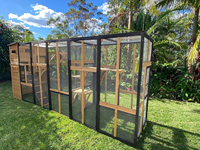 Grande cage à chat en bois multifonctionnelle Cage à chat en bois d'extérieur Maison pour chat