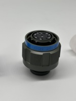 Connecteur industriel circulaire mâle/femelle de série J599 conforme à la norme MIL-DTL-38999, à haute température et à raccordement fileté pour l'aviation