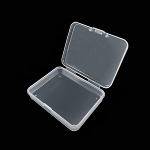 PP Transparent Storage Box 6.6x5x1cm With Lid For Jewelry Organizers Packaging - Product Image 2