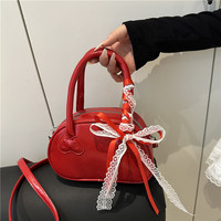 Sac à main élégant avec nœud décoratif, nouveau sac bandoulière stylé, sac à l'épaule polyvalent tendance et minimaliste pour femme