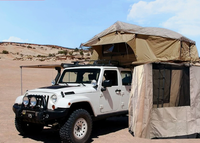 Tente de toit souple pour 3-4 personnes, directement de l'usine, toile imperméable pour Hilux Ranger 4x4 tout-terrain