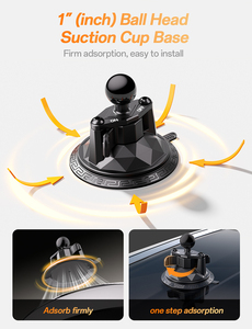 Supporto per Action Camera Kewig con Ventosa a Vuoto, Rotazione a 360°, Braccio in Lega di Alluminio CNC per GoPro, Ideale per Riprese in Soggettivo - Product Image 4