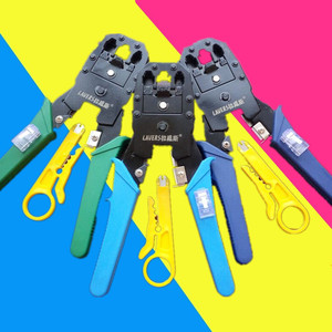 Lavers <b>Wire</b> Crimper 23 Awg Steel Front Entry <b>Soft</b> Grip Plastic Handle For Network Cable Crimping Tool - Product Image 2