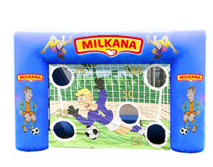 Gabbia Gonfiabile per <span class=keywords><strong>Calcio</strong></span> di Punizione, Sfida di Velocità, Bersaglio per Tiri, Porte Sportive per Giochi di <span class=keywords><strong>Calcio</strong></span> all'Aperto - Product Image 1