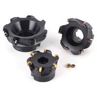 Fraise à indexage TRS 4R/5R/6R pour outils de fraisage CNC à rayon d'angle, compatible avec les plaquettes RDMT0802/RDMT10T3/RDMT1204