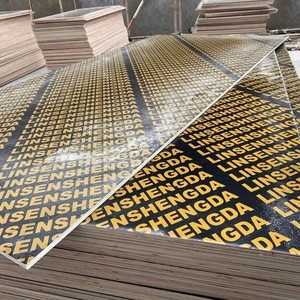 Không thấm nước 4x8ft 12-21mm phim lõi Bạch Dương phải đối mặt với ván ép | tấm ván khuôn bê tông màu nâu - Product Image 2