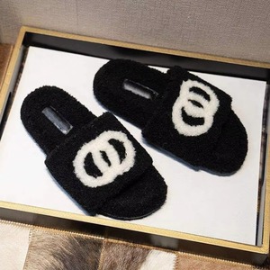 Nuevas Pantuflas Ligeras de Felpa Evergreen para Mujer, Bordadas, Planas, Cálidas y Cómodas para Invierno, Interior y Exterior - Product Image 1