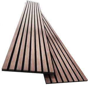 Paneles Acústicos de Madera MDF en Paquete de 2, Listos para Enviar, Resistentes al Agua, al Fuego y al Sonido, Paneles de Pared con Alta Absorción Acústica - Product Image 1