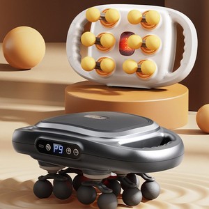 Handheld Massage <b>Gun</b> 22 Heads Brushless Motor 12 Speed Levels USB Rechargeable Lithium <b>Battery</b> Abdominal Muscle Massager - Product Image 1