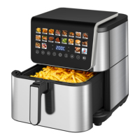 Fabricant de friteuses à air intelligentes en acier inoxydable 9L avec logo personnalisé, OEM ODM, friteuse à air numérique sans huile