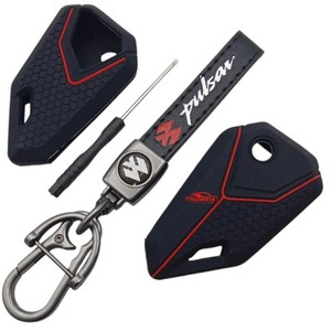 Funda de Silicona para Llave de Motocicleta para 650 400NK, Cubierta Plegable para Llave con Llavero, Accesorio para Moto de Calle, Color Único - Product Image 1