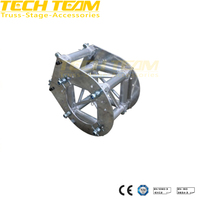 Accesorios de adaptadores de esquina de cubo de 6 vías, armazón de aluminio de 290mm para eventos de escenario
