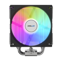 COOLLEO-Radiateur PC à affichage digital intelligent B60 DIG V2, 6 caloducs, refroidisseur d'air thermique, refroidisseur de CPU ARGB LGA 115X/1200/1700/1851
