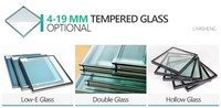 Ventana Abatible de Aluminio Prefabricada en Oferta, con Triple Vidrio Aislante, Insonorizada y Resistente al Viento, para Exteriores de Viviendas
