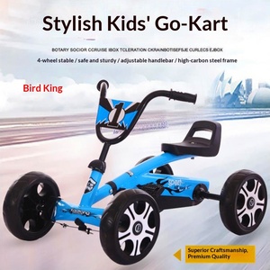 Nuovo Go-Kart in Metallo per Bambini 3-6 Anni, a 4 Ruote, Grande Dimensione, con Pedali - Product Image 2