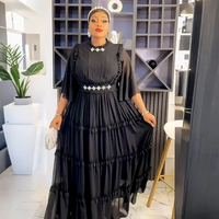 H & D Robes à la mode africaine pour femmes de taille plus robes longues