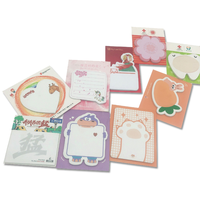 Nouvelles notes autocollantes mignonnes de style vintage avec des animaux, 20 feuilles/pièces, marque Beixin, 6 cm * 5,8 cm, pour le bureau des étudiants