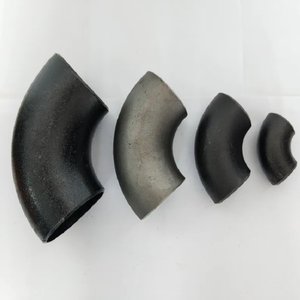 Высококачественный график 40 80 углеродистая сталь фитинги для труб локоть черный цвет гладкая обработка поверхности низкого давления - Product Image 5