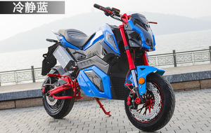 Moto électrique sans balais de haute qualité 2000W Z6, longue portée, batterie au plomb 72V, 61-80km/h, frein à disque LED - Product Image 2