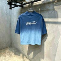 Camiseta de Manga Corta con Estampado Gráfico Personalizado con Pedrería, Impresión Digital DTG, 100% Algodón, Estilo Urbano Vintage, Camiseta de Verano para Hombre