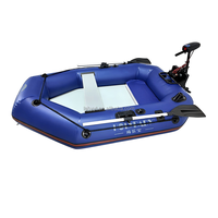 Yacht sportif électrique haute vitesse, monoplace, léger, en PVC durable, radeau gonflable pliable, bateau de sauvetage d'urgence stable