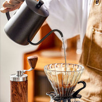 Vente en gros Cadeau combiné pour l'extérieur Boîte-cadeau pour ménage Verser sur le café Ensemble de cafetière infusé à la main Ensemble cadeau pour société