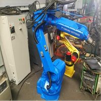 Yasawa GP180-120 lengan Robot industri, 6 sumbu 120kg muatan dengan pegangan Robot panduan Rail Dress Pack untuk solusi palletisasi