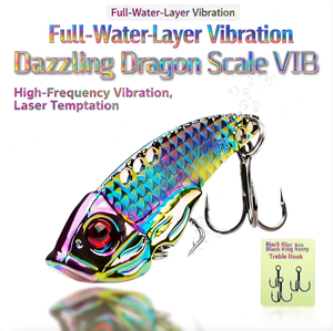 Cuillère de pêche électroplaquée écaille de dragon, leurre universel à longue portée pour eau douce et eau salée, <span class=keywords><strong>rive</strong></span> et fond - Product Image 3