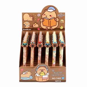 O&Q ファッション キッズ 消せるゲルペン ダブルヘッド 熱転写感応性エレメント プラスチック 0.5mm 黒/青インク 漫画動物 - Product Image 4