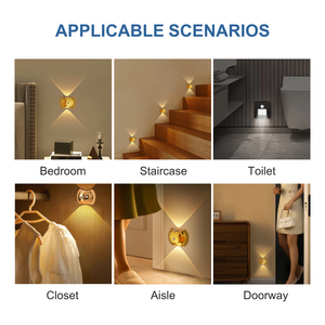 86 loại LED nhúng cảm biến chuyển động bước ánh sáng hành lang khách sạn cầu thang tường ánh sáng ban ngày cảm biến ánh sáng ban đêm - Product Image 5