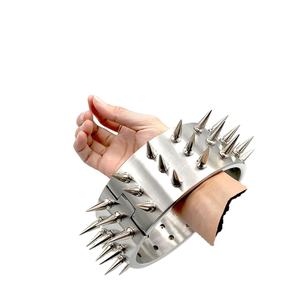 <span class=keywords><strong>Collar</strong></span> de Acero Inoxidable Resistente con Remaches, <span class=keywords><strong>Collar</strong></span> de Restricción Sexual, Juego de Roles de Esclavo, Juguetes Sexuales de Bondage Metálico para Bondage Masculino SM - Product Image 2