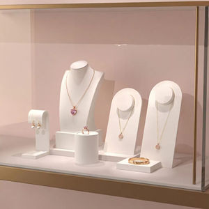 Ensemble de supports de présentation de bijoux en forme de cube pour boucles d'oreilles, colliers, bracelets – Élégant et réglable - Product Image 5