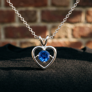 Collier Pendentif Cœur en Argent Sterling 925 Certifié par un Certificat de Tiers, Chaîne à Maillons de Luxe, 5 Grammes, Bijoux Fins Unisexe – Vente en Gros - Product Image 6