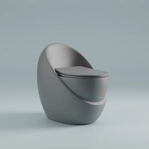 WC in Ceramica a Forma di Capsula Spaziale Colorata, Super Vortice, Sifone Creativo, Toilette a Forma di Uovo Personalizzata, Compatta e a Risparmio Idrico - Product Image 5