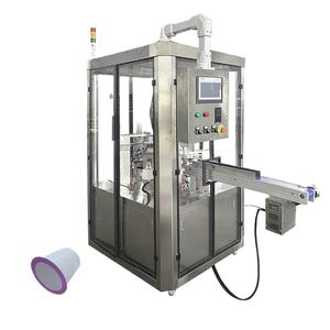 Machine d'emballage automatique <span class=keywords><strong>de</strong></span> type rotatif à haute précision pour dosettes K-Cup et Nespresso, pour <span class=keywords><strong>poudre</strong></span> <span class=keywords><strong>de</strong></span> thé et <span class=keywords><strong>de</strong></span> café, à entraînement électrique - Product Image 1