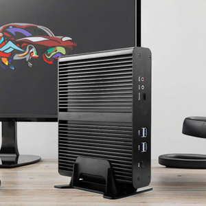 Không quạt Mini PC Core I7 4500U Dual Lan HD <span class=keywords><strong>RAID</strong></span> 4X USB3.0 4x USB2.0 quang HTPC Máy tính để bàn chơi game máy tính Wifi EU - Product Image 3