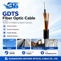 Kabel Serat Optik Konduktor Tembaga BoTong Custom Solution GDTS G652D untuk Pemasok Infrastruktur Telekomunikasi