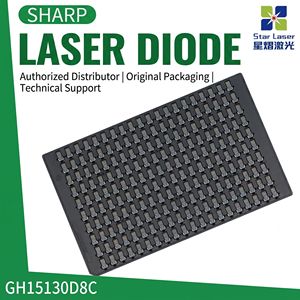Diode laser verte SHARP GH15130D8C 515nm 30mW, composant optique de haute précision en plastique avec broche F, pour gradateur - Product Image 1