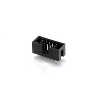 DC3 2.54mm pas Double rangée IDC prise PCB connecteur ISP mâle boîte en-têtes JTAG aiguille droite/aiguille incurvée