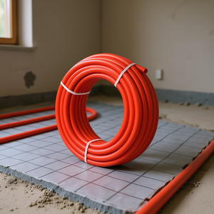 Tubo de barrera de oxígeno EVOH PEX B de 1/2 pulgada y 300 pies para calefacción por suelo radiante residencial y comercial, color rojo, venta al por mayor - Product Image 2