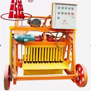 Low cost Mobile widely used interlock block brick making machine Brick Making Machinery on sale with construction waste material