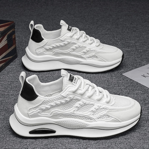 Zapatillas deportivas de malla para hombre JiuZhou K3-19-02, transpirables, informales, ligeras, sin cordones/con cordones, al por mayor a bajo precio. - Product Image 3