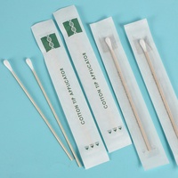 Earbuds Amazon Hot Sell Earbuds Single Pack Absorbent Custom 6 Inch Disposable Medical Cotton Swabs