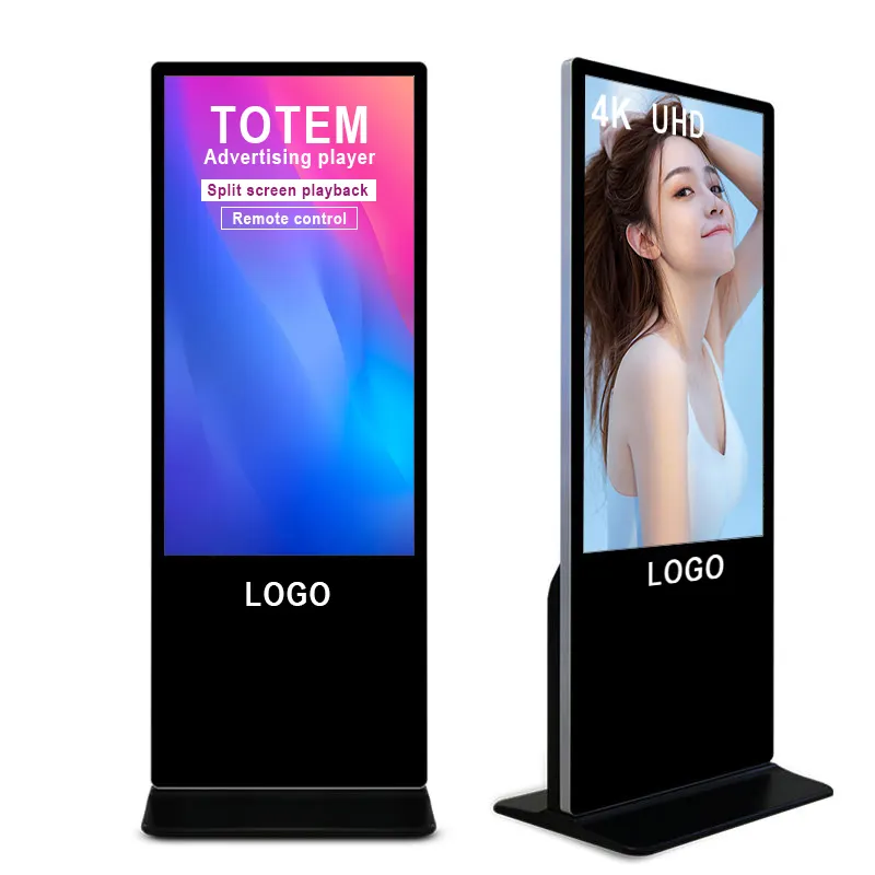 [ Hot sale ] Fast delivery Free Customization screen display digital signage totem display screen totem touch screen kiosk